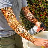 SKIN GUARDS Leopard Pattern Protective Arm Covers for Scratches