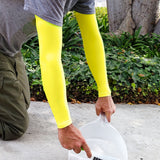 Neon Yellow Full Arm Protection Fragile Skin Sleeves