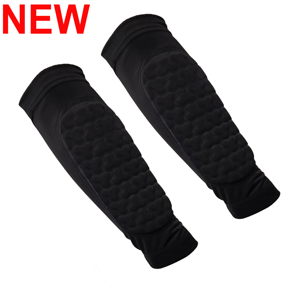 NEW PADDED Black Forearm Skin Protective Sleeves