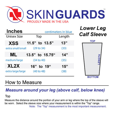 Brown Skin Protection Calf Leg Sleeves