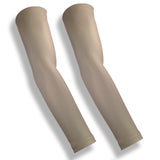 Cappuccino Skin Tone Full Arm Protective Arm Sleeves for Elderly