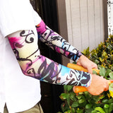 Island Dark Pattern Full Arm Protectors for Bruising and Cuts