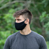 Bob's Black Washable Face Mask for Protection (elastic ear straps)