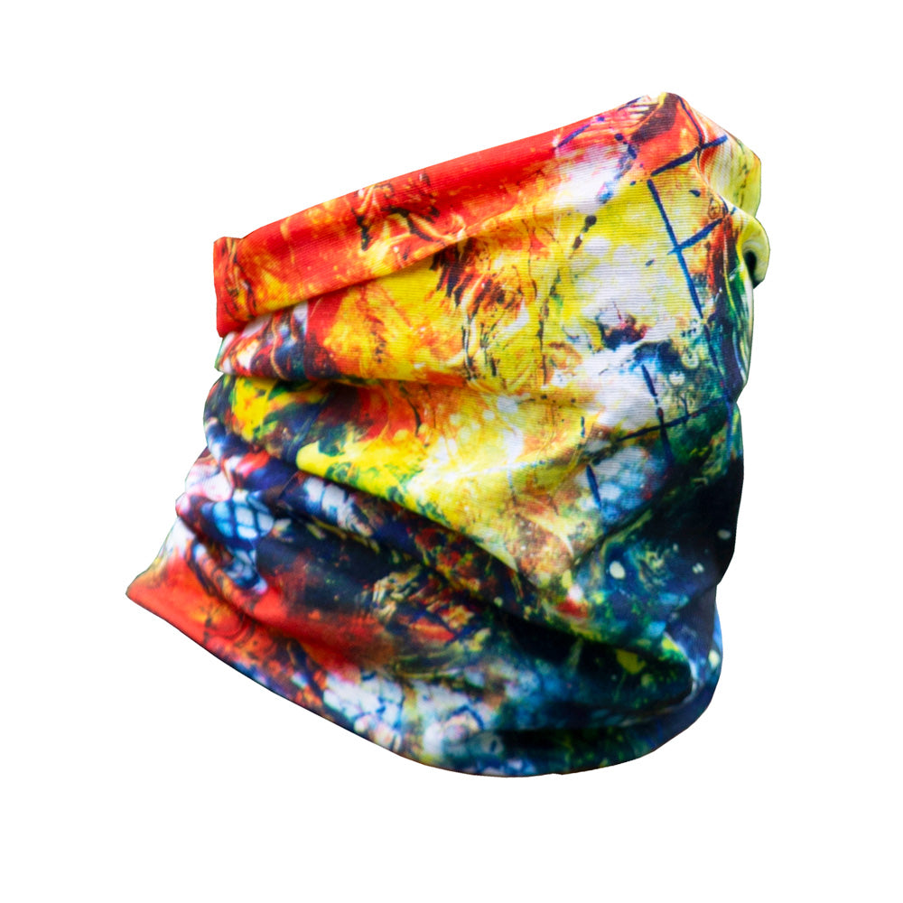 Sofie's Multi-Color Collage Pattern Infinite Face Wrap