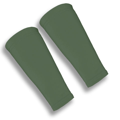 Olive Green Forearm Sleeves for Papery Skin