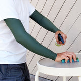 Olive Green Thinning Skin Arm Protection Sleeves