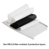 Zack's PM 2.5 Face Mask Pollution Filters (6 Pack)