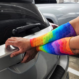 forearm rainbow sleeves for thin skin