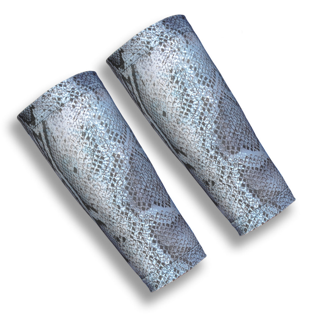 Snake Grey Pattern Forearm Sleeves to Cover Bruising