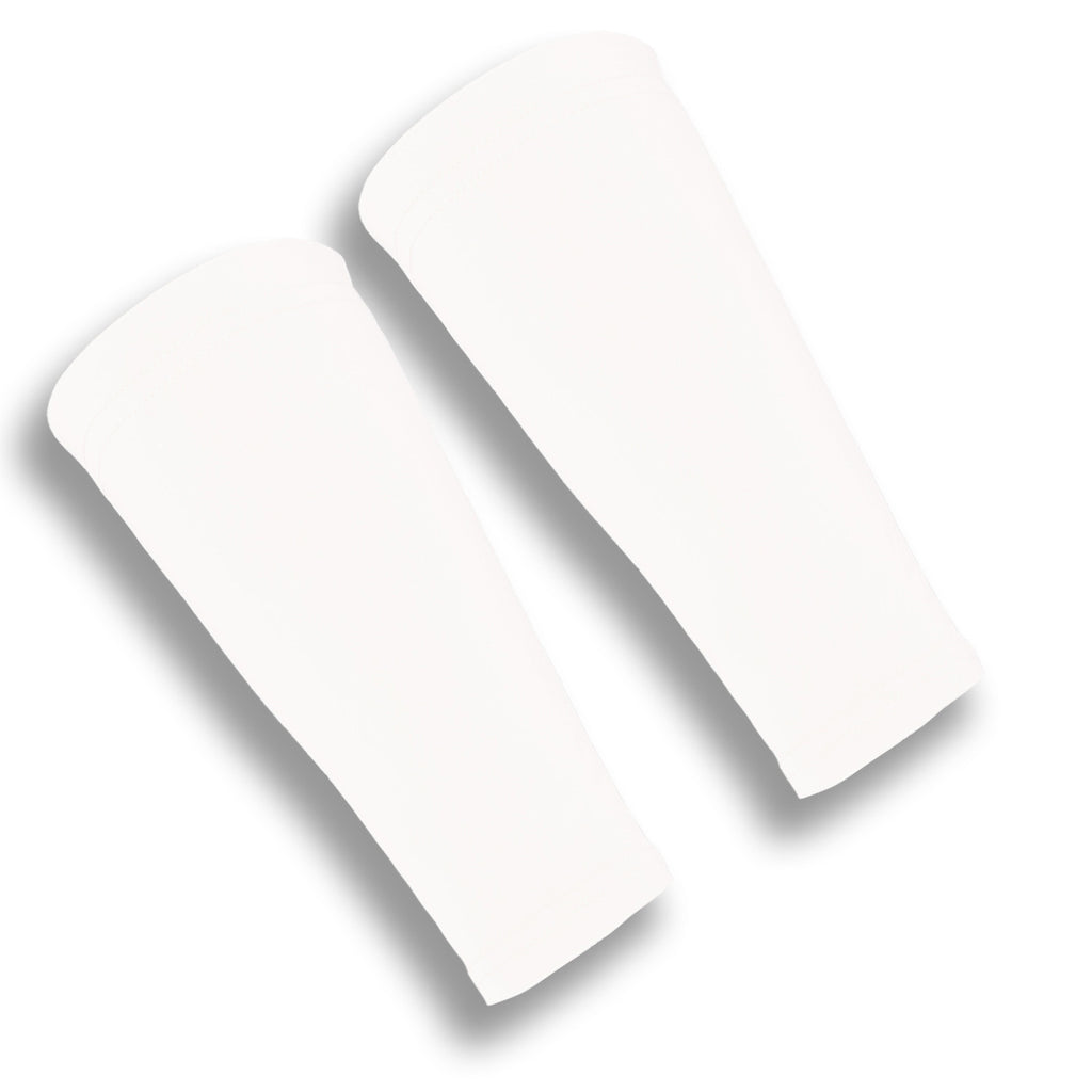 White Medical Forearm Protector Sleeves, Made in U.S.A.